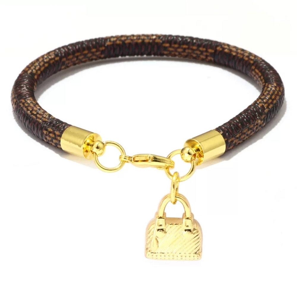 Trendy Charm bracelet mini purse pendant